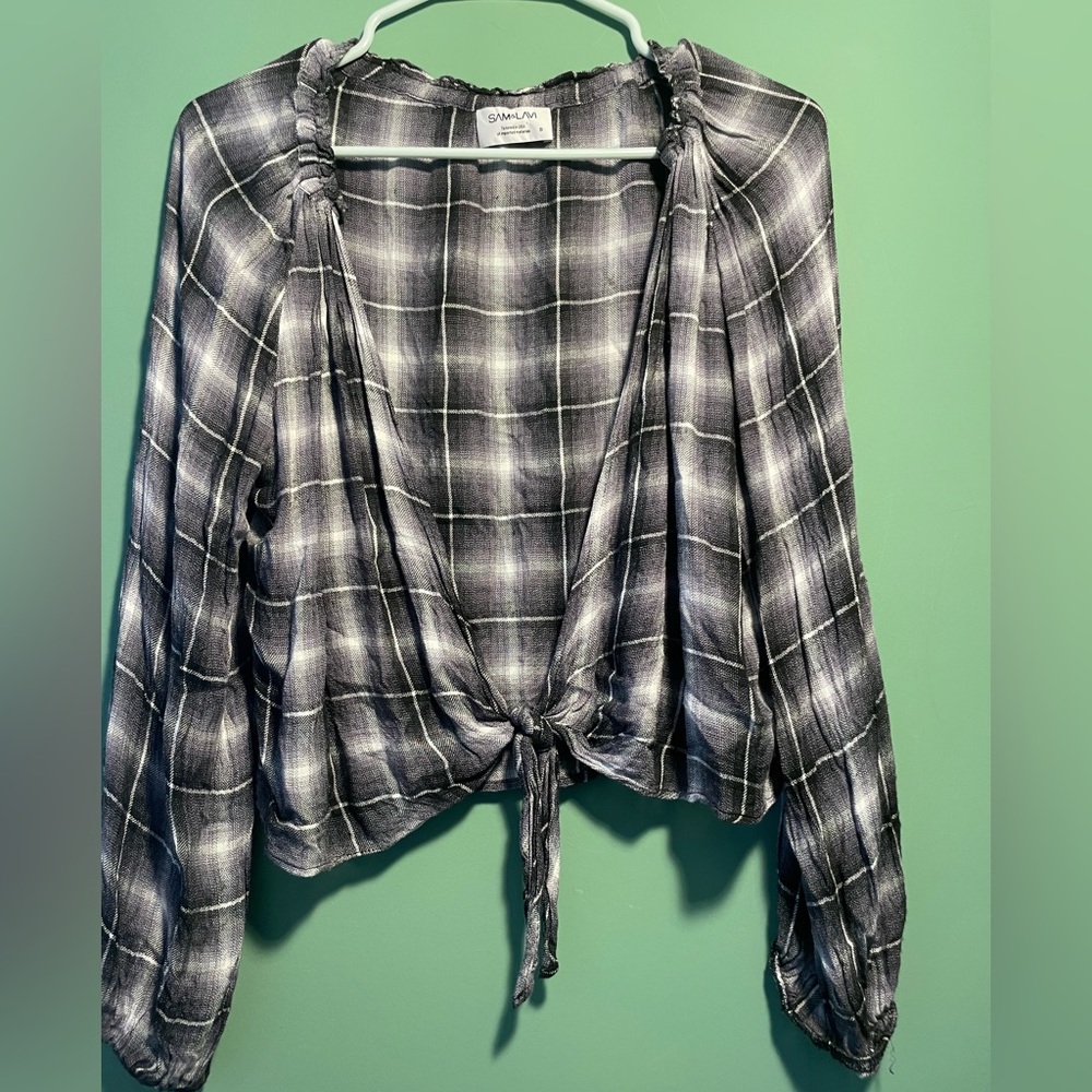 Sam and Lavi Flannel ladies shirt, size small